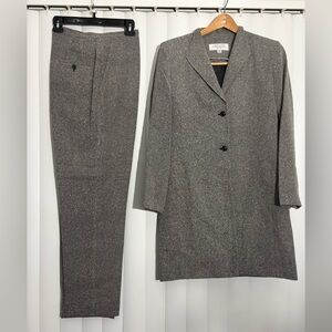 Larry Levine Gray Suit Jacket & Pants